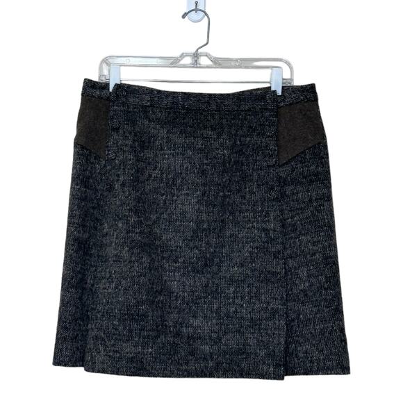 Lu Lu Cheung brown tweed wool skirt size 14 - Picture 11 of 15